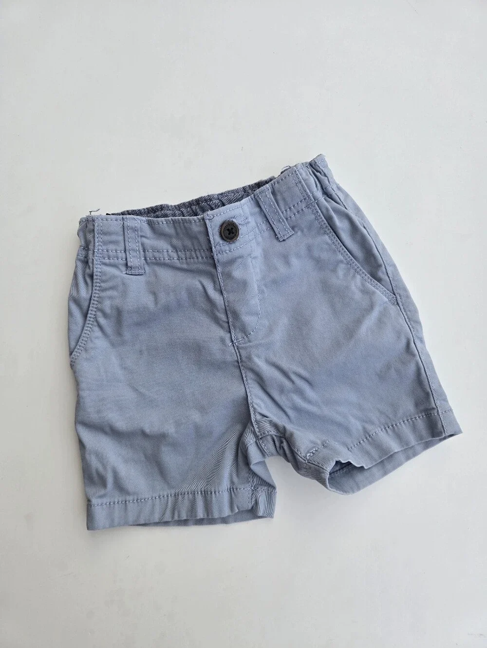 Oshkosh Bgosh Shorts Twill Pull On Dusty Blue 18m